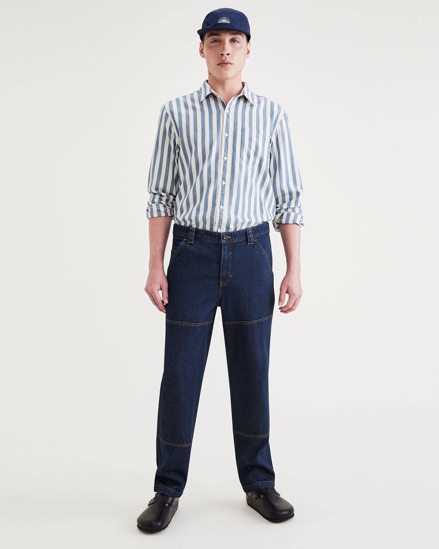 (image for) Attractive Utility Pants, Straight Fit